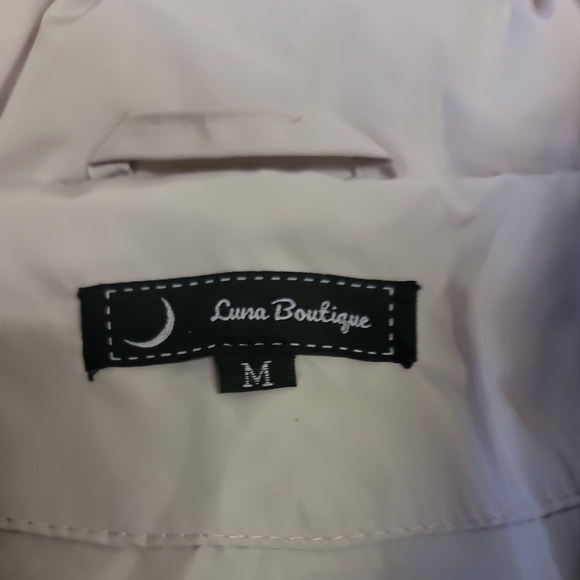 Women's Puffer Beige Jacket various sizes zip - Picture 6 of 10